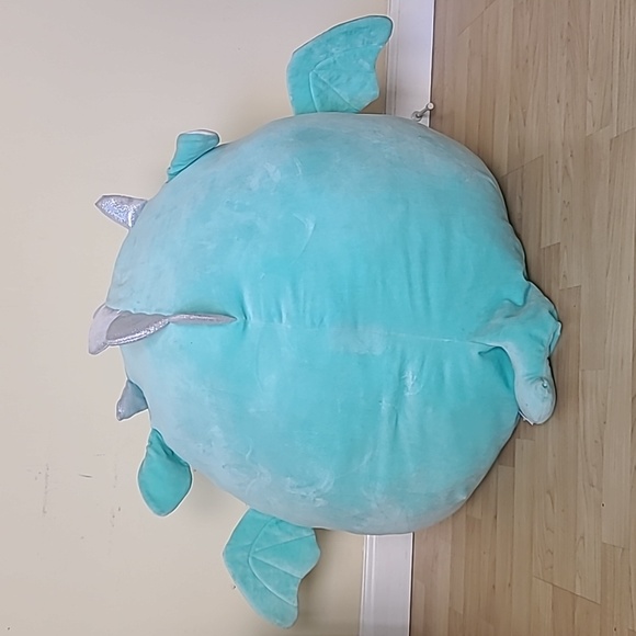 Kellytoy Squishmallows Green Teal Dragon Plush Toy Stuffed Animal 27" Ta… - Picture 4 of 10